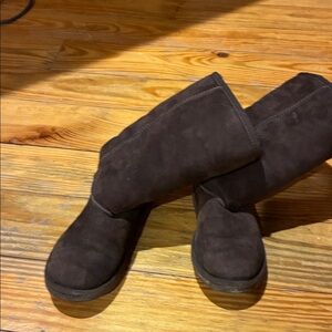 Ugg Dark Brown Classic Tall Boots - Size 3